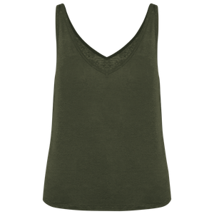 Ladies' Linen Tank Top, miniatyr 3